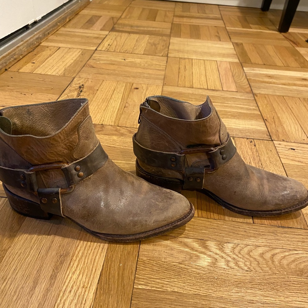Free Bird by Steve Madden Leather Booties